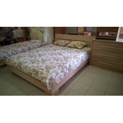 Кровать из дуба "Loft" (Размер кровати - 160)
